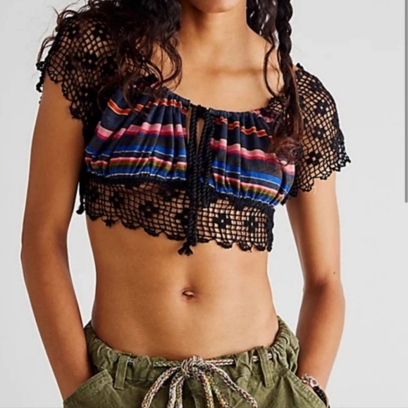 Free People Tops - Free People Aruba Crochet Top